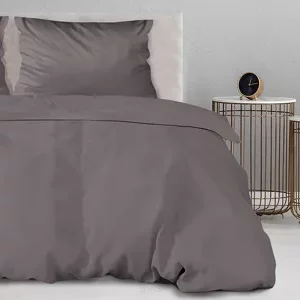 KPL. Pościel BIELBAW JEDNO BARW 220 STALOWY