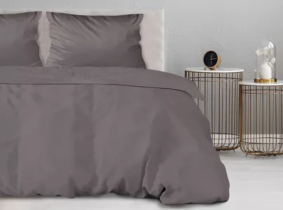KPL. Pościel BIELBAW JEDNO BARW 220 STALOWY