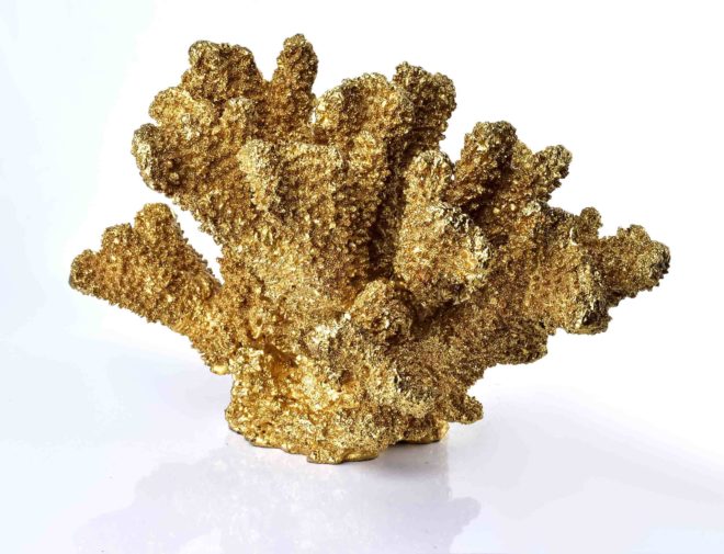 SAMOA CORAL GOLD FIGURA 7,7×17,7x17CM