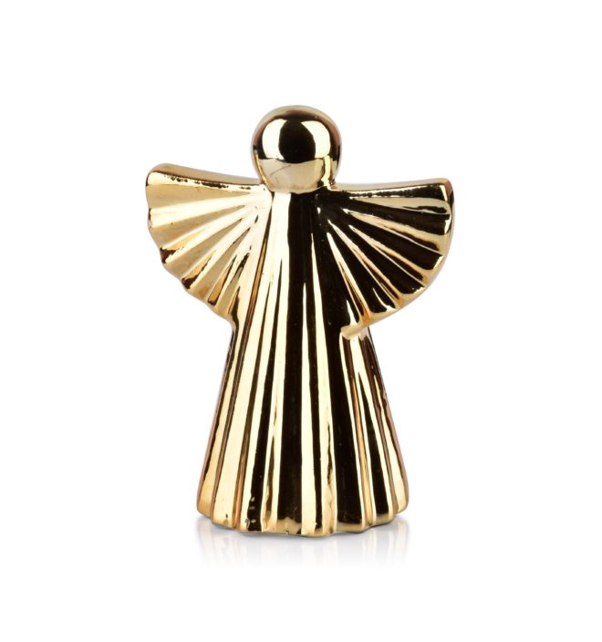 ANGEL Figura 8×5,4xh10,7cm złota
