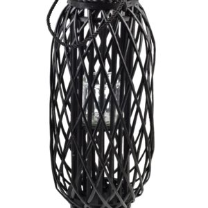 LUCIE BLACK Lampion h60x18cm