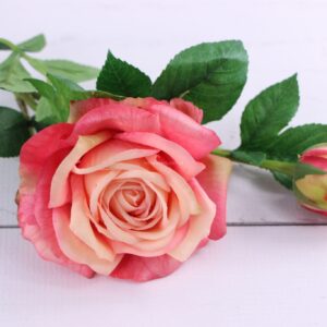 Róża gałązka silikonowa 65cm