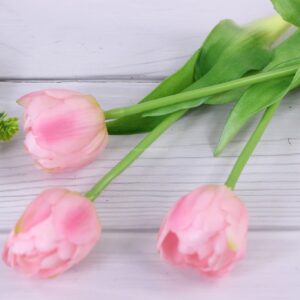 Tulipan silikonowy różowy 1szt