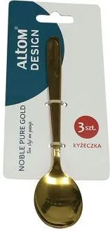ALTOM NOBLE PURE GOLD ŁYŻECZKI KOMPLET 3 SZT  0104013186