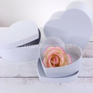 TERJAN FLOWER BOX SERCE  W9114 ŚREDNIE WHITE