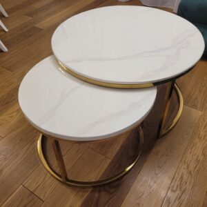 STOLIK OKRAGŁY PODWÓJNY