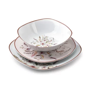 LEA BEIGE Komplet  obiadowy 18 częściowy